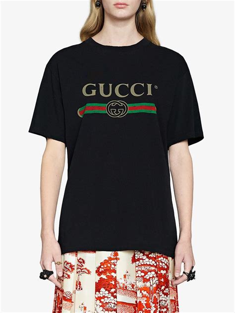 gucci logo cotton t-shirt dupe